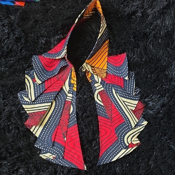 New Colorful Ankara Patterned Collars - Picture 2 of 8